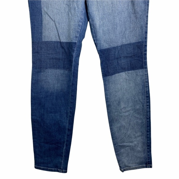 A.N.A. Patchwork Skinny Jeggings Jeans Women's 30/10 Light Blue Mid Rise - Picture 5 of 10